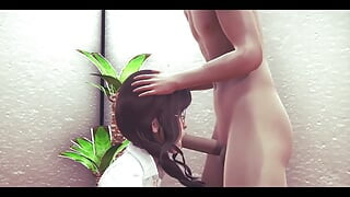 Hentai Uncensored - Miwa Blowjob, Cunnilingus and Fucked - Japanese Asian Manga Anime Game Porn