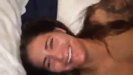 Fucking a slut and cumming on her face