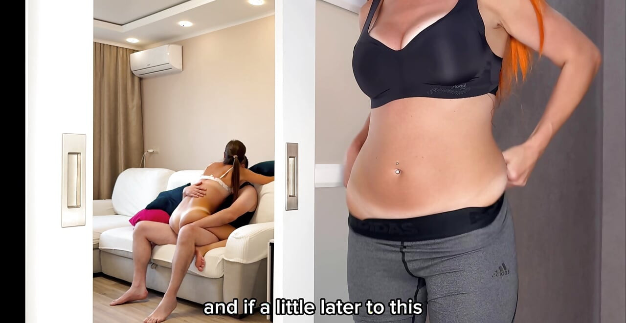 Stepmom Got Horny From My Sex With Girlfriend And Fucked Me - Russian Amateur With Talk And English Subtitles