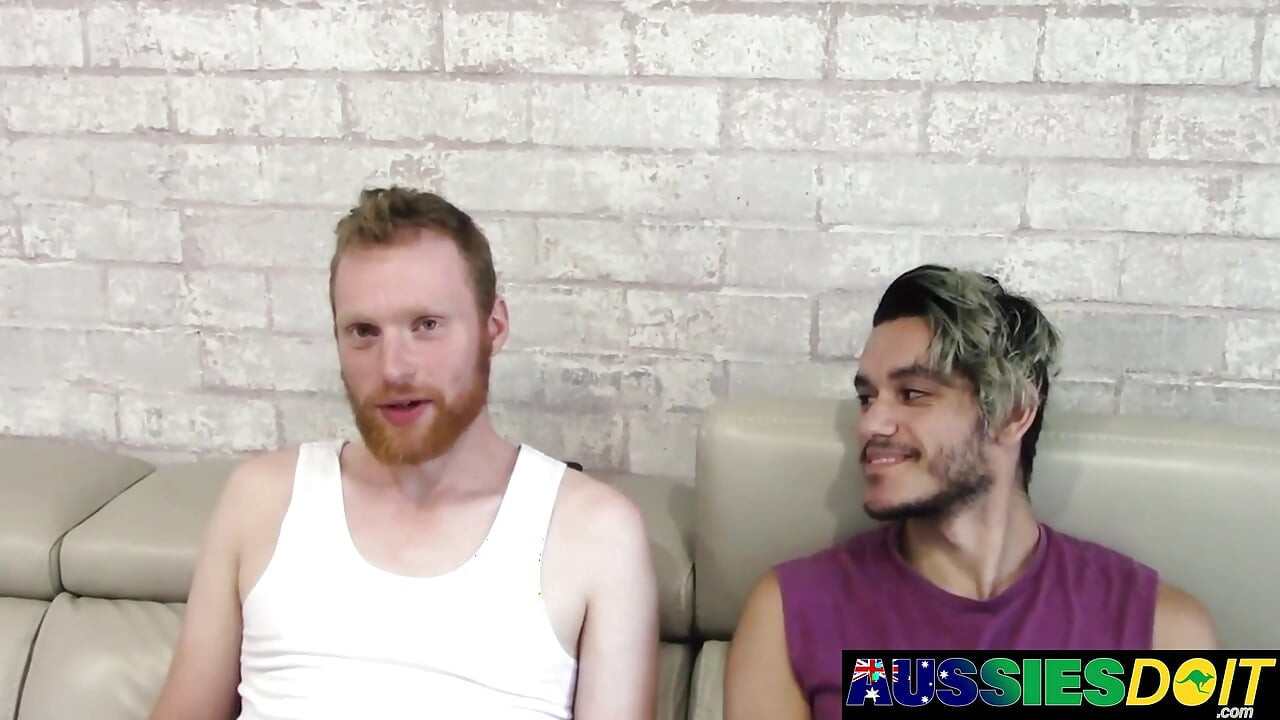 Australian Mars Thick Dick Explores Rhys Hairy Tight Asshole Raw