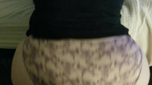 Flowered satin panties