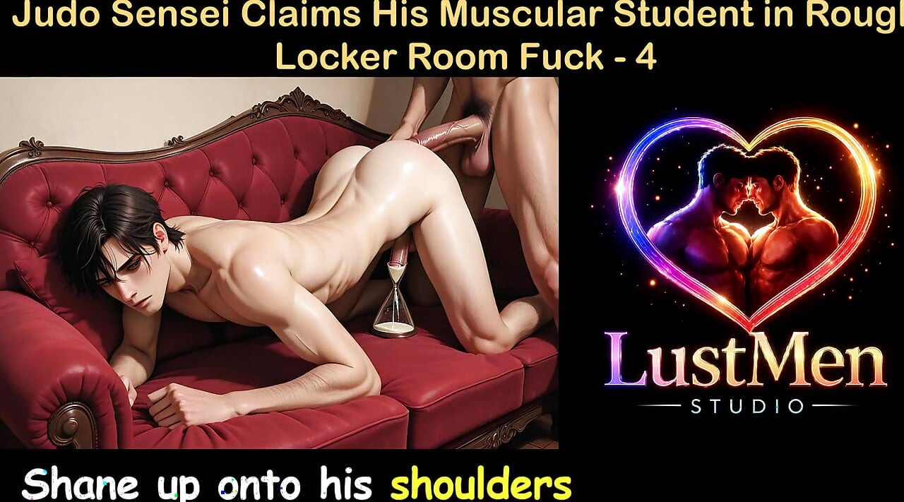 Gay Audio Sex Story - Judo Sensei Claims His Muscular Student in Rough Locker Room Fuck - Part 4