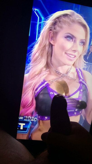 Alexa Bliss cum tribute 26