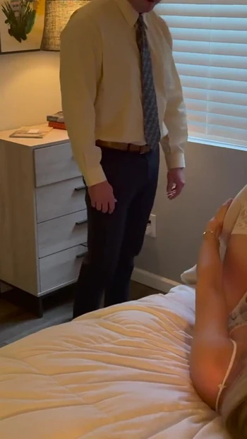 Jaw-dropping moment from "Husband Catches Wife Being Naughty! He finishes the Job!"