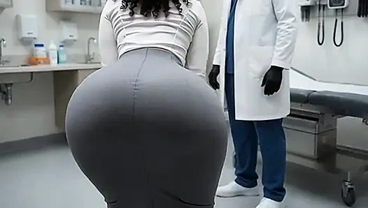 Petite Big Ass Secretary Teasing in Tight Office Outfit