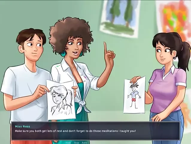Summertime Saga Part 155 - Art Lesson by MissKitty2K