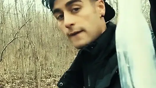 Middle Eastern Guy Swallows Cum From Found Friends Condom and Then Big Cums on Eated Condom
