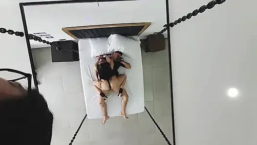 FINAL PART beautiful latina loves to make love.. she gives her ass and lets it fill with milk