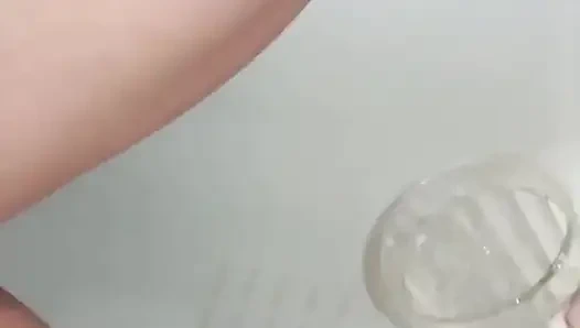 Pouring Pee on My Boobs