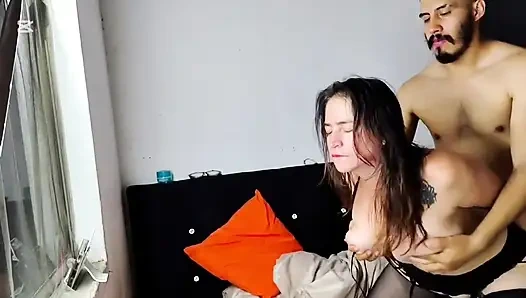 Mature Stepmom Lying Down Until She Comes Inside Fucked on All Fours Screams Hard and Moans Delicious