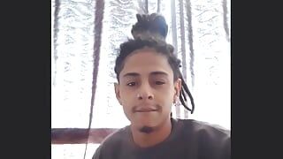 Kolumbia twink chłopiec walący swojego ładnego penisa