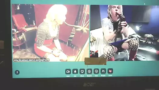 2 kişi xxxl derin boğaz kamera oturumu iris + buttroos