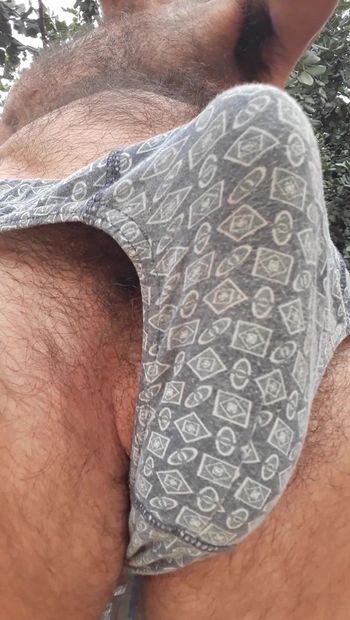 Hard cock inside the panties