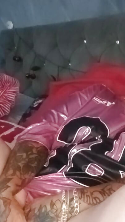 Pink Wet Look with Fisting Toy