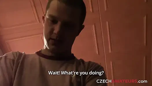 Young Petr cums! (Czech Amateurs)