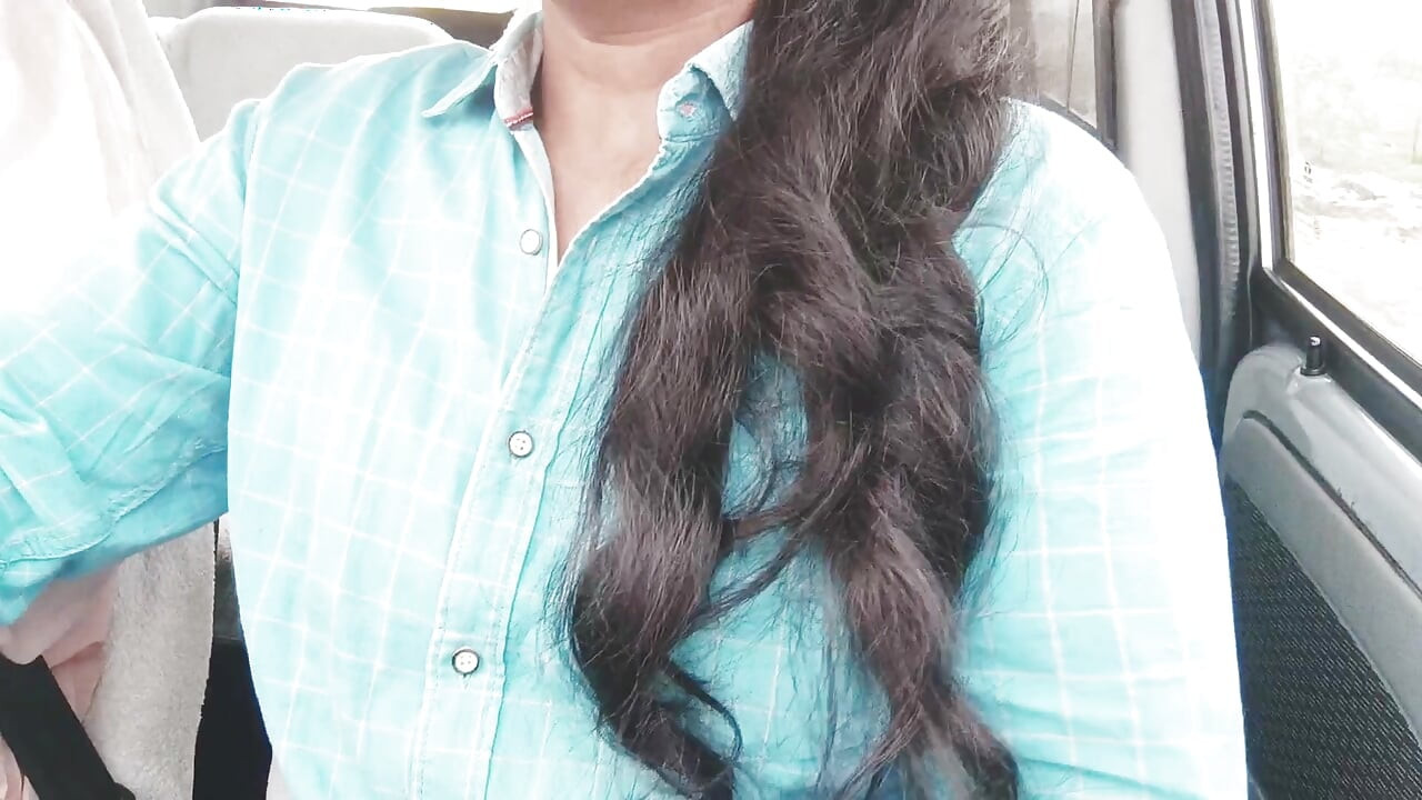 Step Dad and Step Daughter Car Sex Telugu Dirty Talks