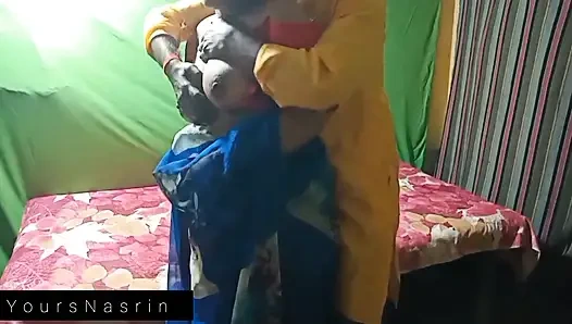 Kakak ipar india yang baru nikah ngentot sama suaminya pakai sharee.