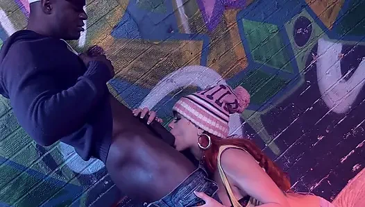 Busty redhead babe gets banged by BBC