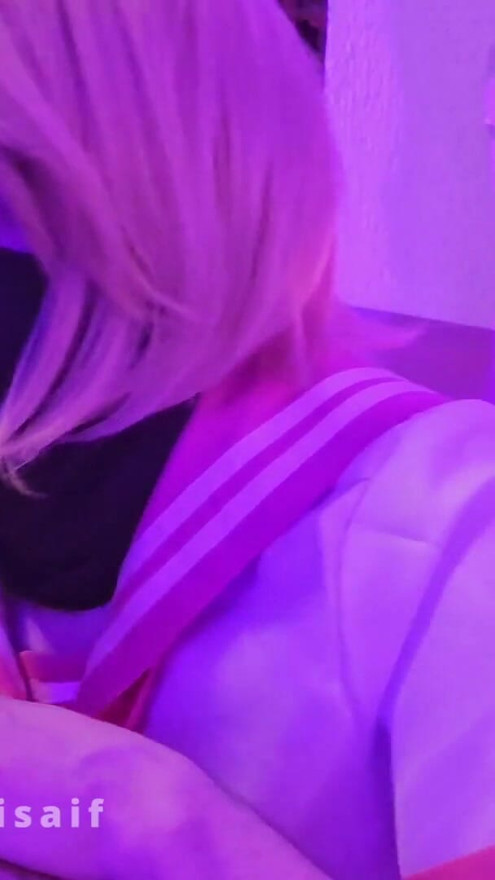 Cute Astolfo Femboy sucking my dick at the fireplace - NagisaIf | Clip 1