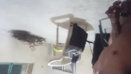 Hot skinny masturbating alone