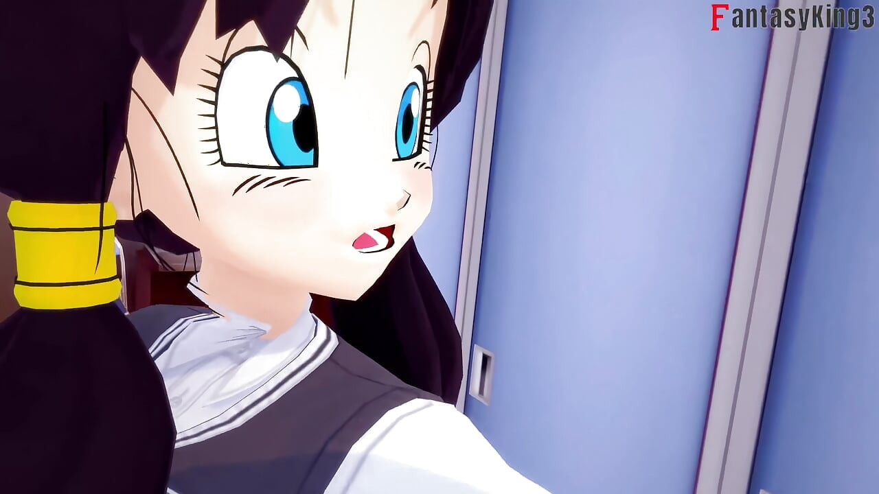 Videl almost finds Gohan having sex with Android 21 - DragonBall Zex Series