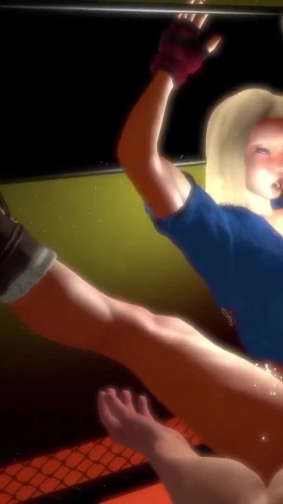 Thrilling moment from "Cammy Sex Cage Fight - Street Fighter Parody"