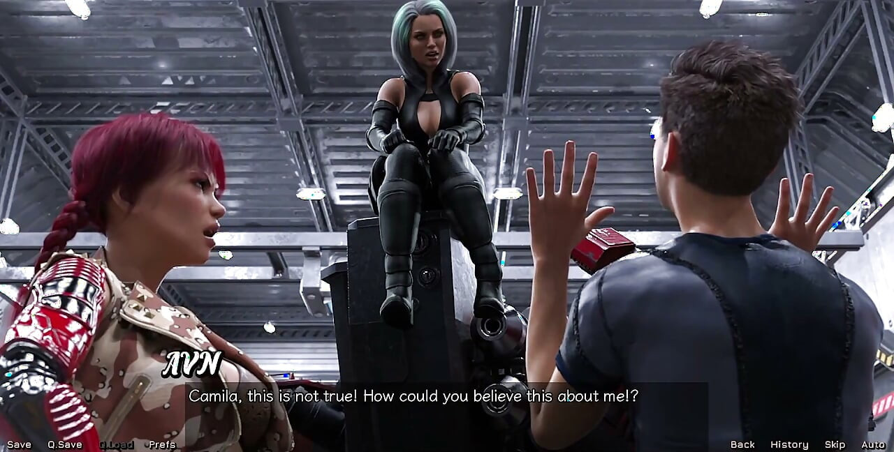 Stranded in Space - Checking Out the Cute Robot Girl