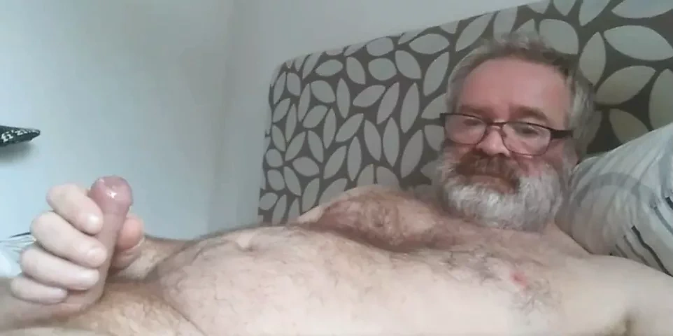 Daddy cums on cam