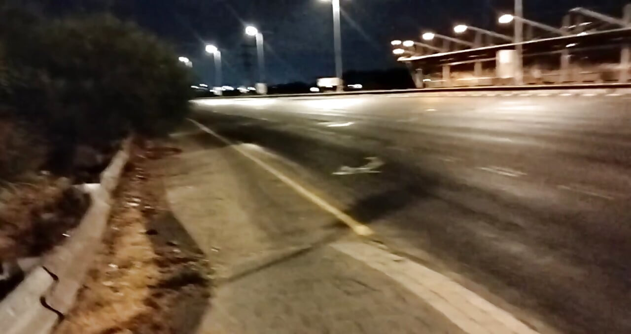 The  night of naked walking in public