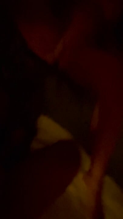 Amateur brunette's pussy swallowing Giant Cock!