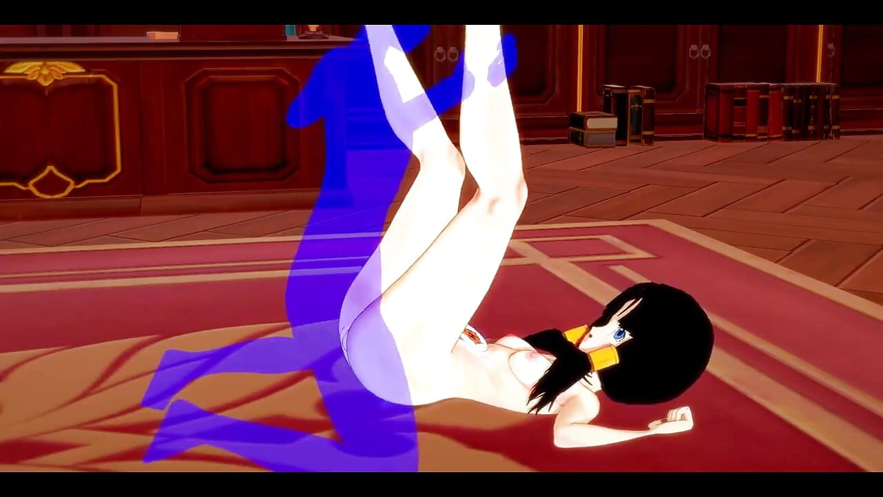 Dragon Ball Hentai - Videl fodida e punheta - japonesa asiática Manga Anime filma pornô