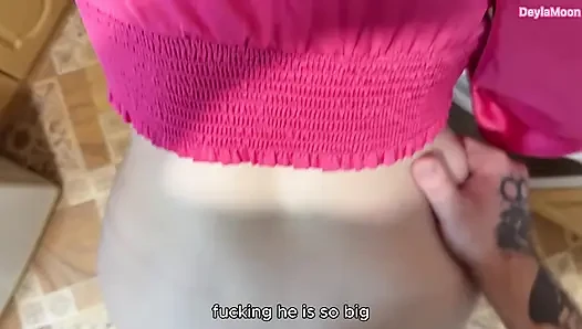 The young stepmother was in a bad mood. And she asked to be fucked hard