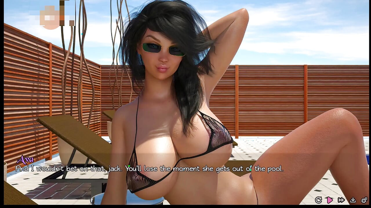 Pure love n° 6 : Ava fait une branlette à Johannes dans la piscine