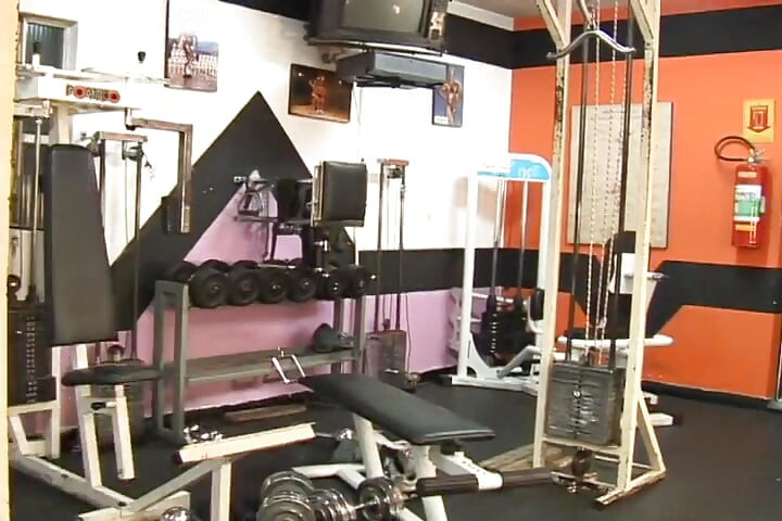 In the gym fuck me till I cum hard