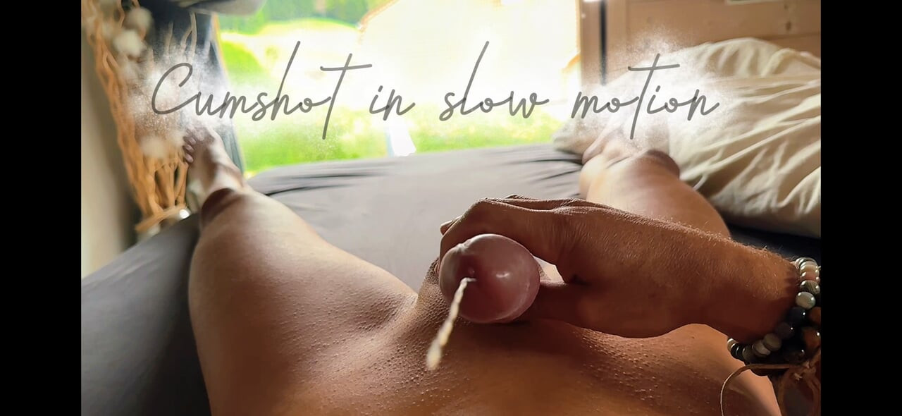 Cumshot in Slow Motion