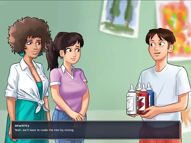 Summertime saga bhag 166 - main MissKitty2k dvara apne malik ka palan karti hoon