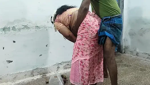 My College Professor Invited Me to His House One Day and I Had Sex with Her While She Was Picking Vegetables