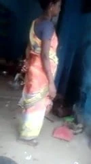 Satin Silk Saree Aunty