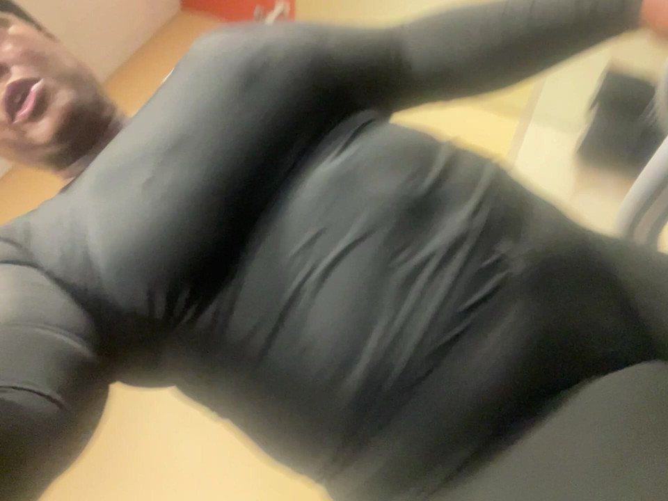 Kayla ts  exercising