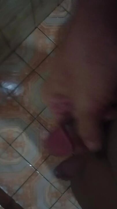 Cum in bathroom before night rest