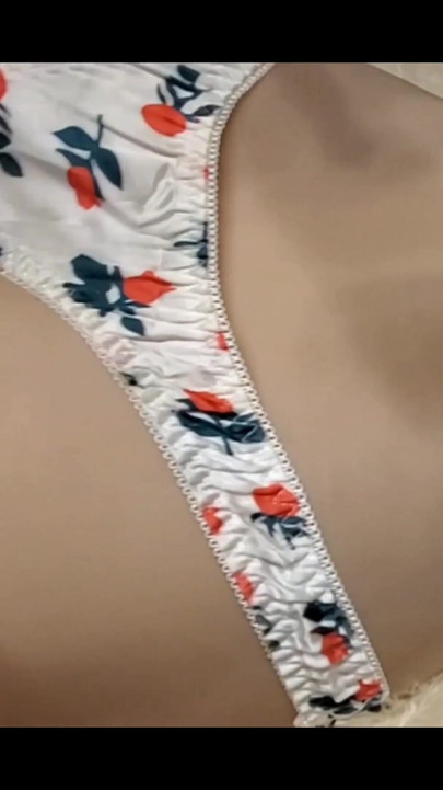 Cherry satin lingerie is so sexy! | Clip 1