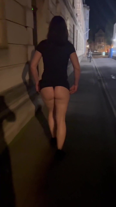 Public flashing street walking | Clip 1