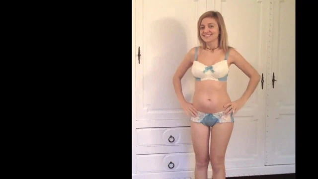 Ana Garcia dancing in lingerie