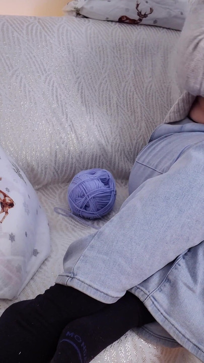 Siyah çoraplı sakin mastürbasyon