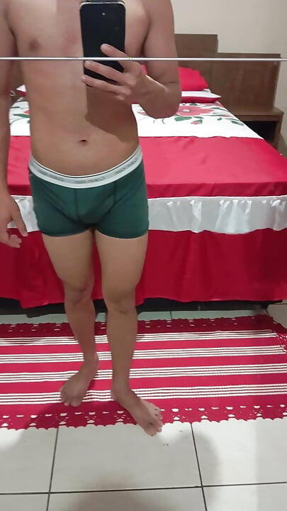 White gym shorts