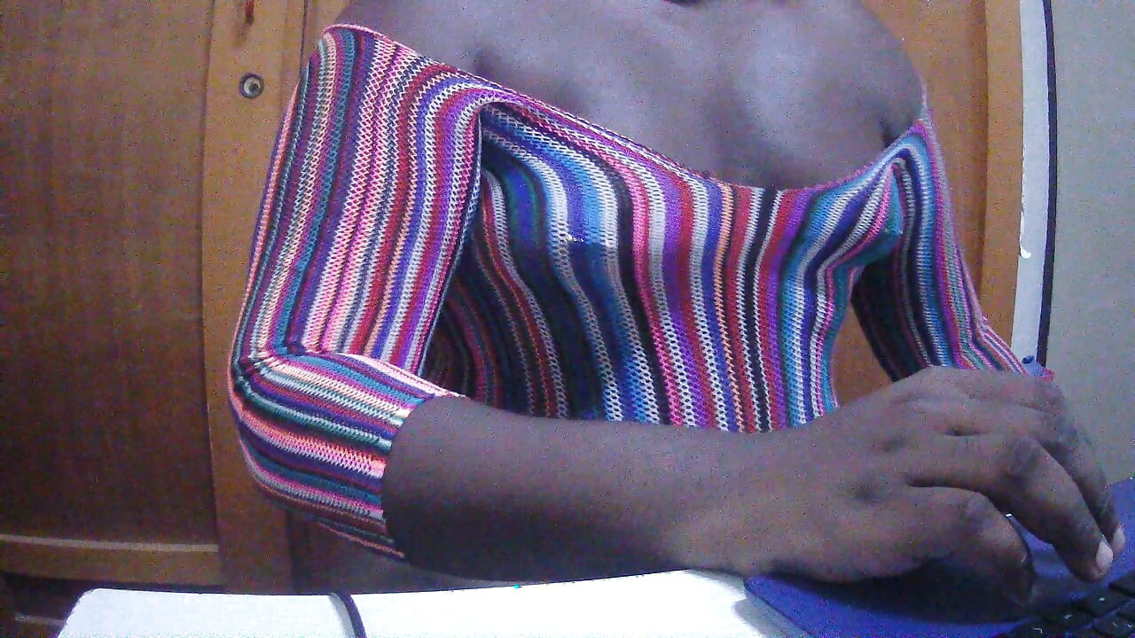 oiling my ass, boobs and dick
