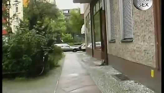 Blonde mature slut fingering her pussy and drilling it with candles