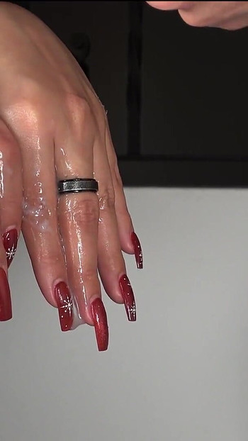 Thrilling moment from "My hands left full of cum after end his balls and cock drain by this powerful sucking toy. SVAKOM"