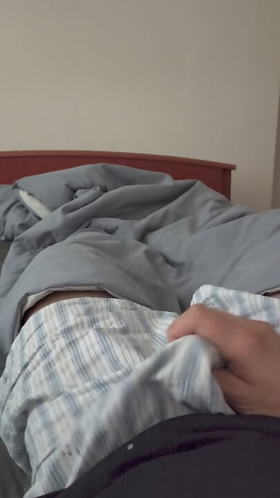 Gay boy alone at home