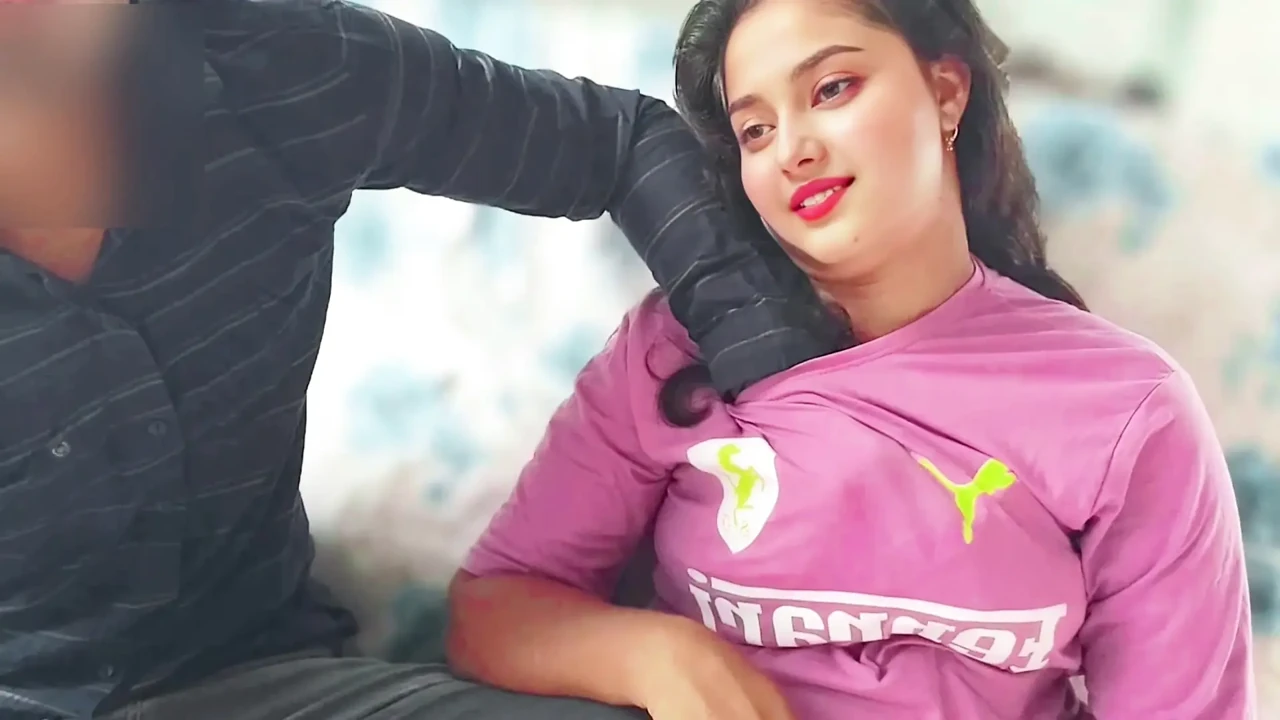 Desi village girl Soniya So happy with her Lover&rsquo;s Big Cock, beautiful teen babe girl fucking when alone